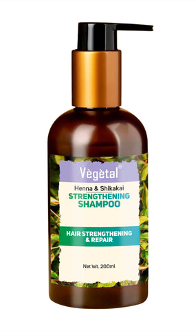 NEW Vegetal Henna &  Shikakai  Strengthening  Shampoo
